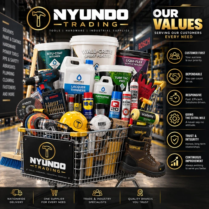 Nyundo Full Range of Trade Supplies