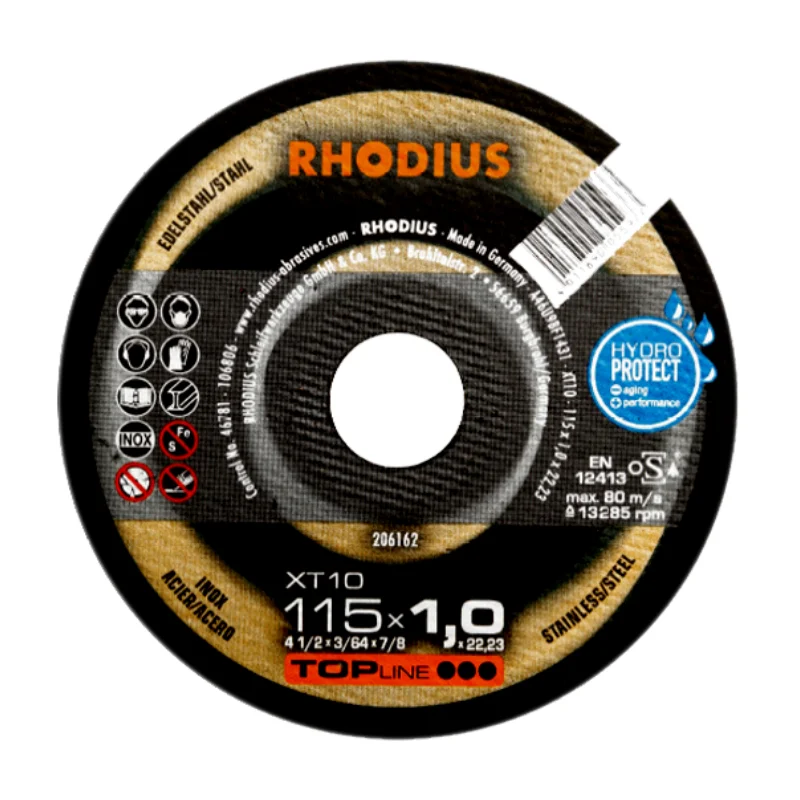 [206162] CUTTING DISC RHODIUS BULL 115X1MM