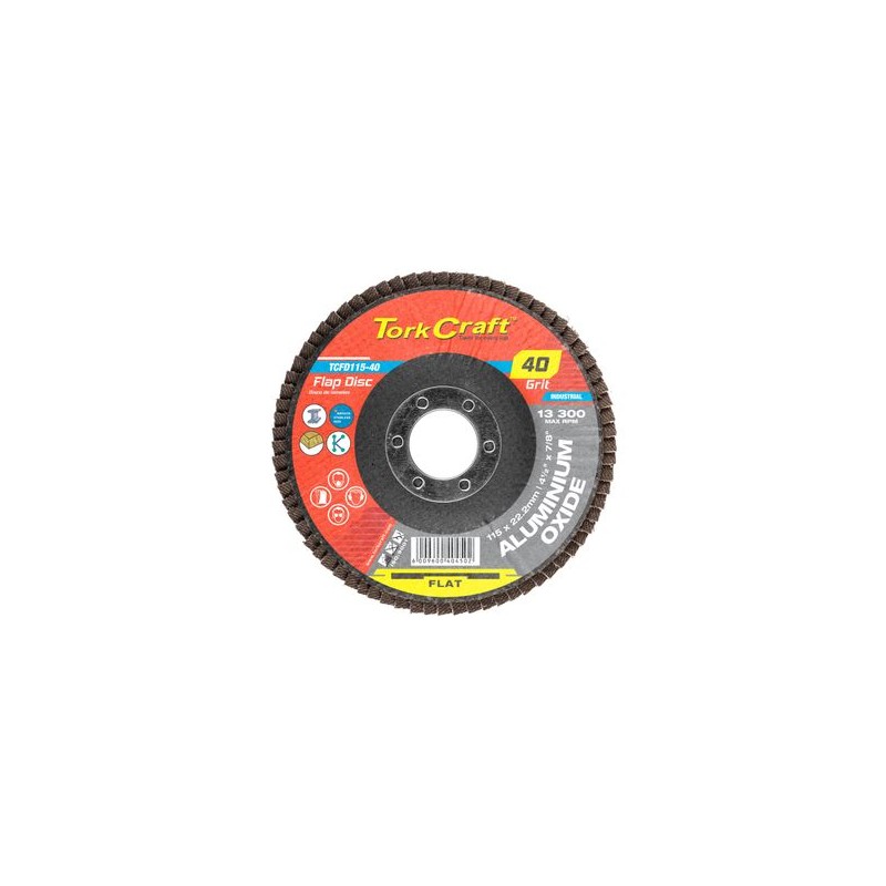 [BEA115-P40] FLAP DISC BULL ECONO 115X22 P40