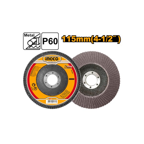 [BEA115-P60] FLAP DISC BULL ECONO 115X22 P60