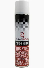 [GDSAW] GLUE DEVIL SPRAY PAINT APPLIANCE WHITE