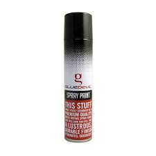 [00-SPRAY6177] GLUE DEVIL SPRAY PAINT SATIN BLACK