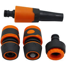 [H20-018] GARDEN NOZZLE (SET 1/2" HOSE FITTING SOFT COATED)