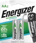 [E30052525301] BATTERY ENERGIZER RECHARGEABLE 2XAA
