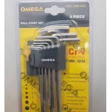 [OMSKB09] ALLEN KEY SET OMEGA BALL POINT 9PCS