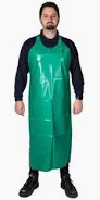 [AC11070HD] APRON PVC GREEN H/D 110X70
