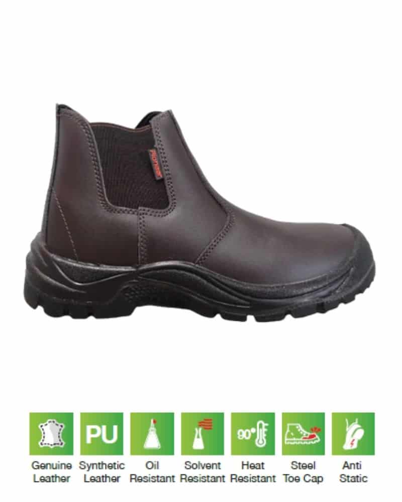 [PB001BLACK-10] BOOT COMMANDER CHELSEA BLK S10 SS