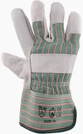 [GL-CHRCAWRST] GLOVE REBEL CANDY LEATHER CHROME STD WRIST