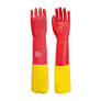 [1606C] GLOVE CHEMICAL PVC ORANGE SHOULDER