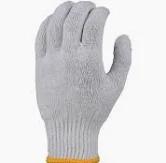 [GL-COTWRST-L] GLOVE REBEL COTTON WHITE (STD)