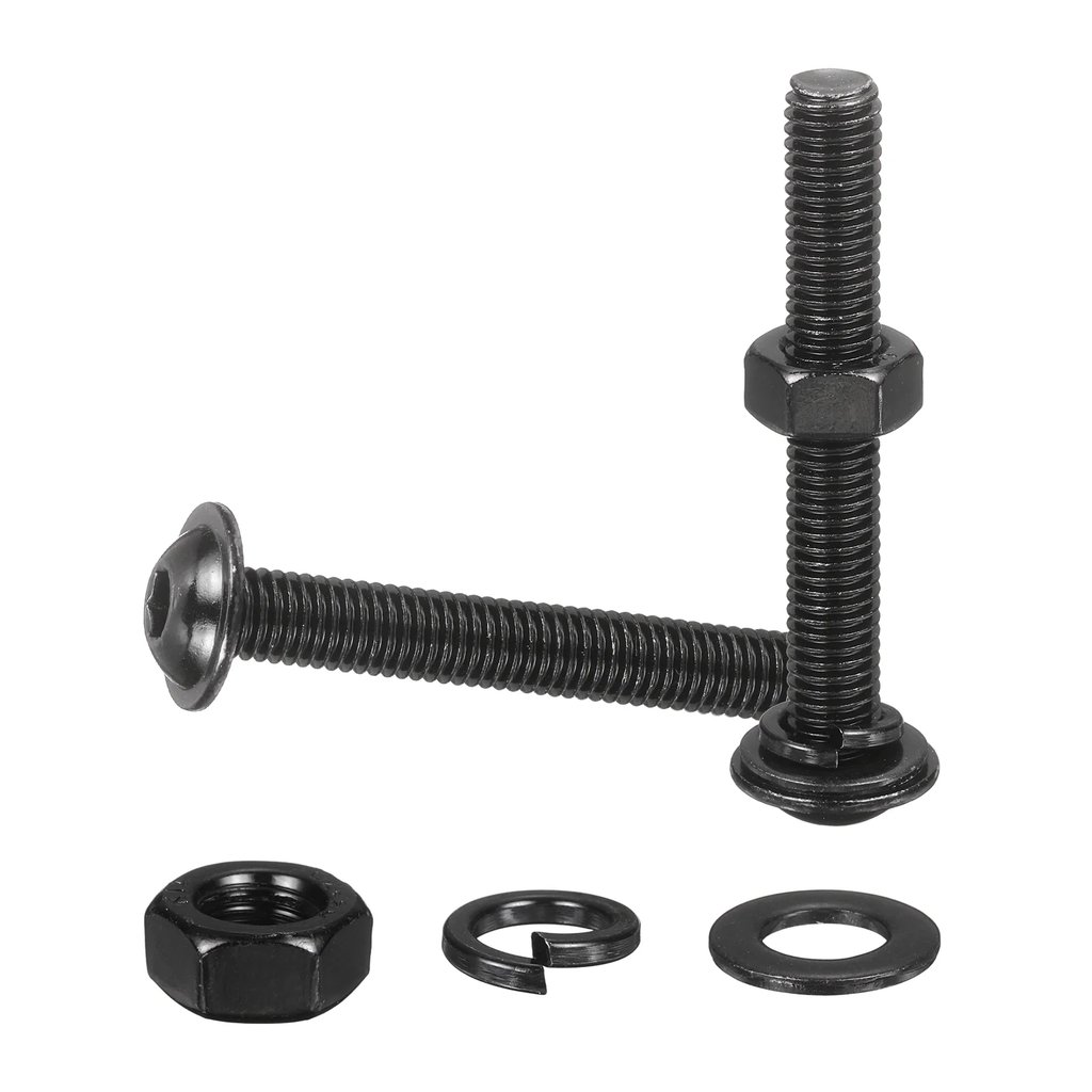 [SM2BUT08060] SCREW BUTTON HEAD 8X60 BLACK