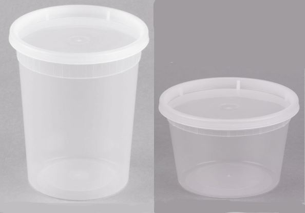 [CANS/LIDSEMPT1L] CONTAINER PLASTIC WITH LID 1LT