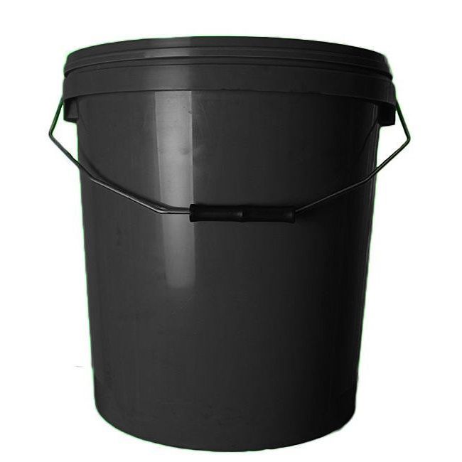 [PC017] BUCKET/LID 20LTR BLACK