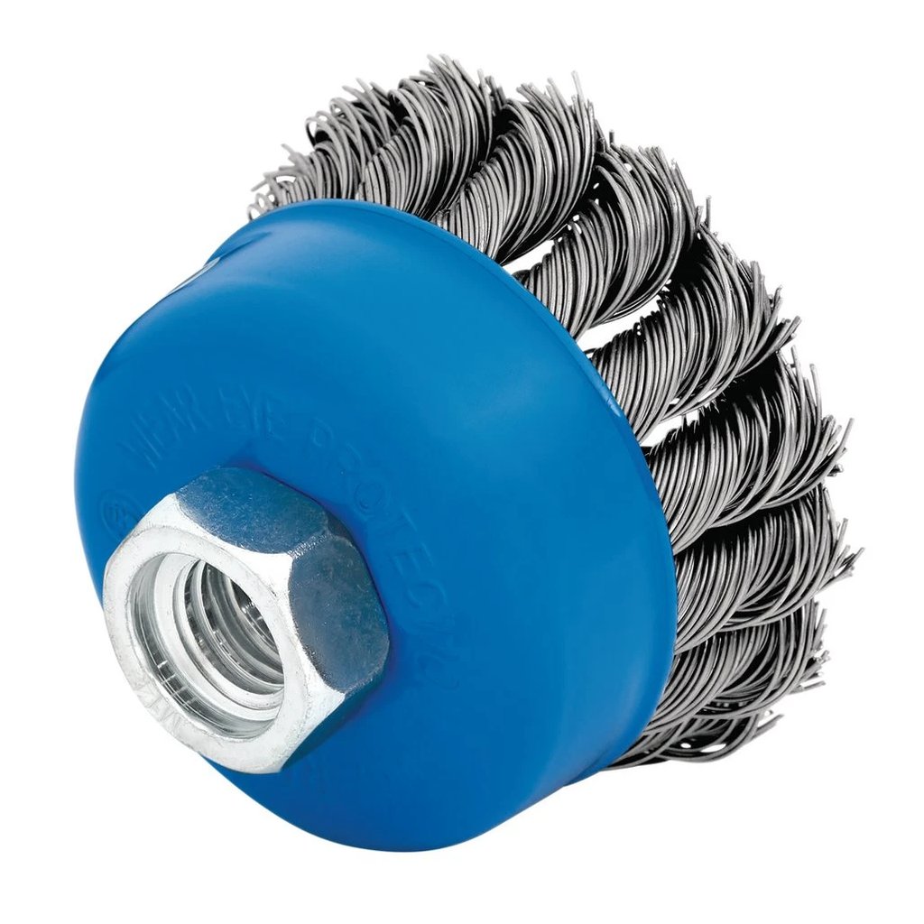 [WK-WBS7] WIRE CUP BRUSH 65MM KNOT M14