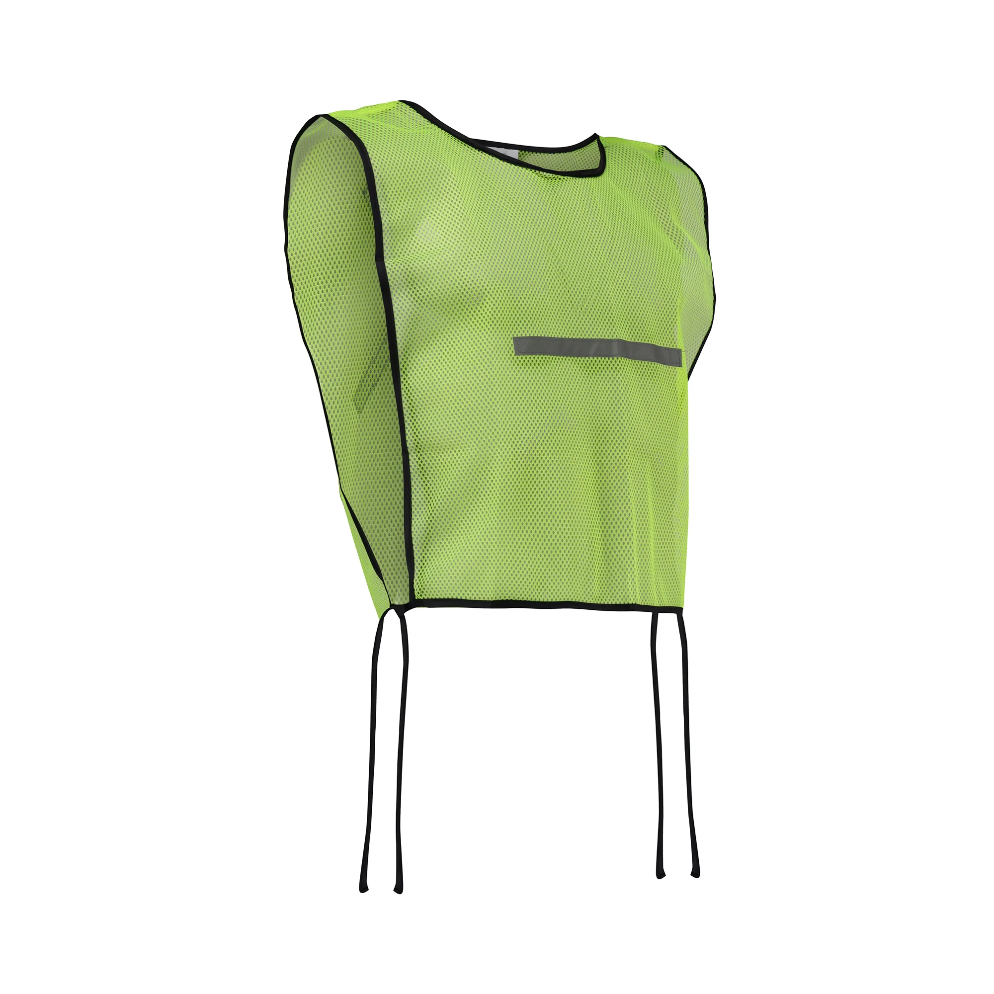 [V016-Y-XL] LIME REFLECTIVE BIB XL MINING STYLE