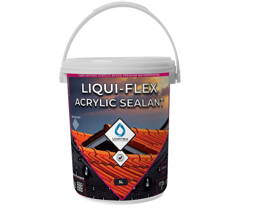 [VLFW005CH] LIQUI-FLEX ACRYLIC SEALANT CHARCOAL 5L Vortex