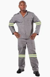 [DW-CONTI-RTGY-S28] DROMEX GREY REFLECTIVE OVERALL CONTI SUIT (28)