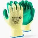 [1412A-10] GLOVE DROMEX GREEN/YELLOW GRIPPER (S10)