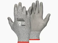 [GL-CUTSWRPU-M] GLOVE REBEL TRU-TOUCH CUT 5PU WRIST GREY-M