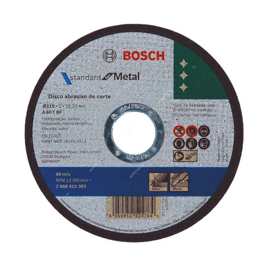 [2608619383] CUTTING DISC 115MMX1MM STD-BOSCH